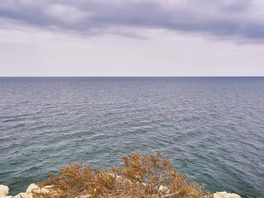 Bir yaz günü körfezin Porto Ulisse 'sinden panoramik manzara