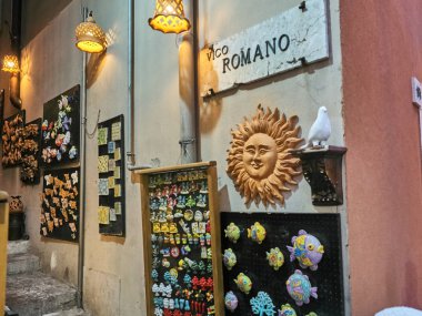 Taormina 'daki Vico Romano Manzarası