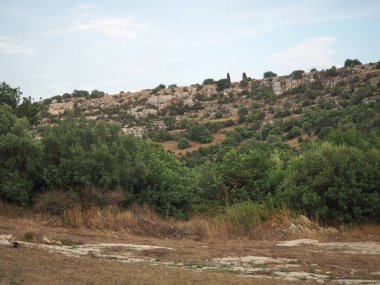 Cava, Rosolini kırsal çevre Shot - İtalya