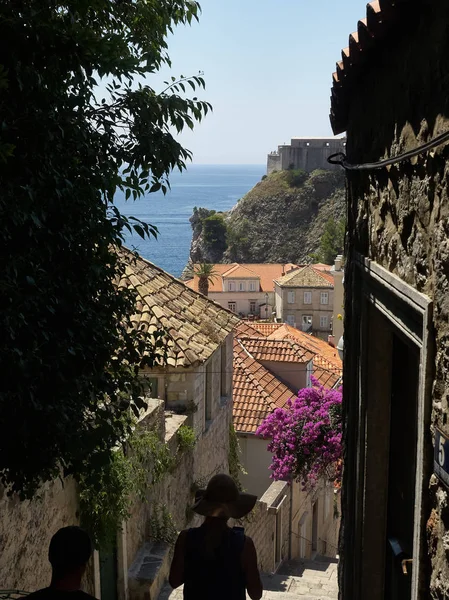 Dubrovnik Kroatien Juli 2018 Blick Auf Dubrovnik Altstadt Und Königliche — Stockfoto