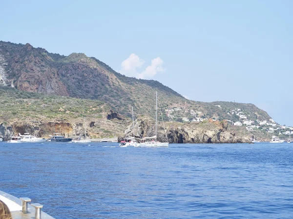 Vista Isla Panarea Sicilia Italia — Foto de Stock