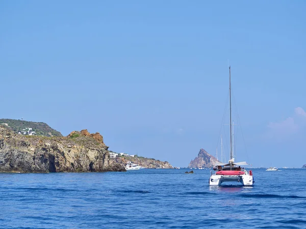 Вид Остров Панареа Сицилия Италия — стоковое фото