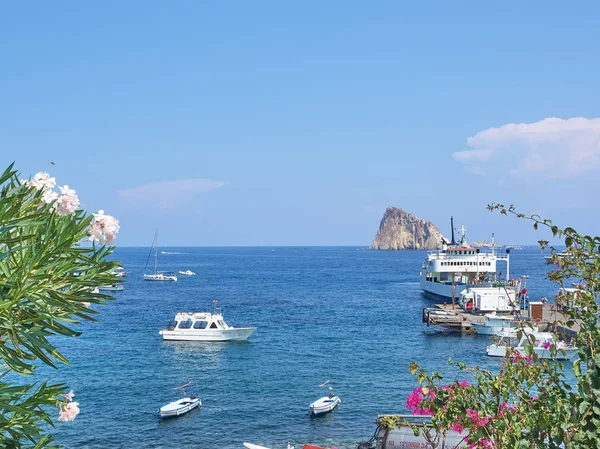 Vista Isla Panarea Sicilia Italia — Foto de Stock