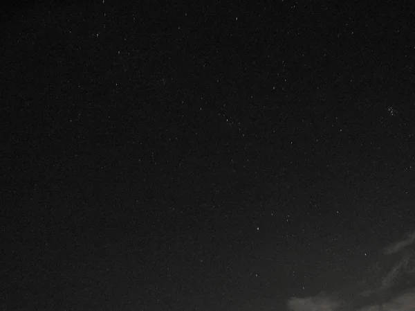 Tiro Céu Cheio Estrelas Uma Noite Verão — Fotografia de Stock