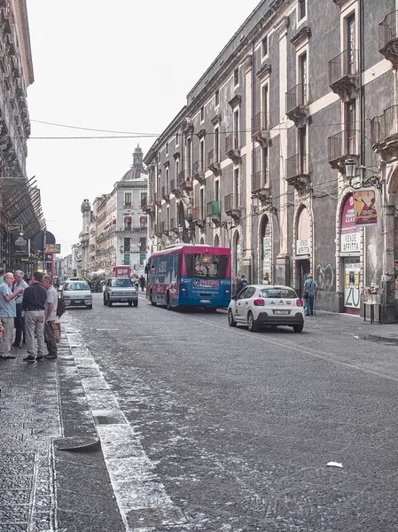Catania Italië Augustus 2018 Shot Van Catania Een Zomerdag Catania — Stockfoto