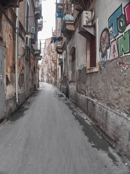イタリア カターニアの通りのショット — ストック写真