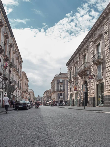 Catania Italia Agosto 2018 Toma Catania Día Verano Catania Sicilia — Foto de Stock