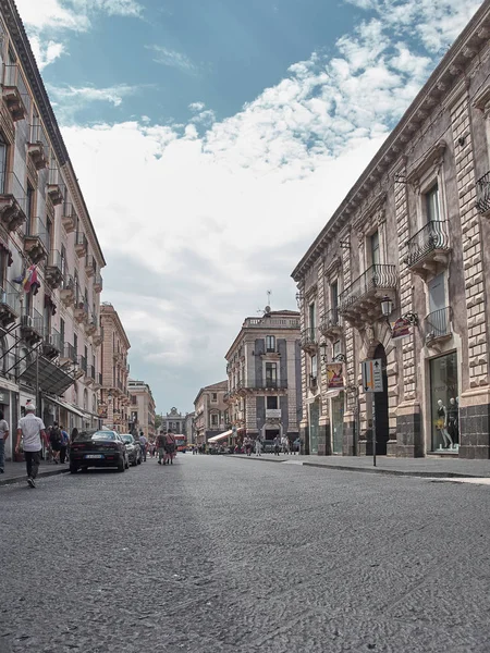 Catania Italië Augustus 2018 Shot Van Catania Een Zomerdag Catania — Stockfoto