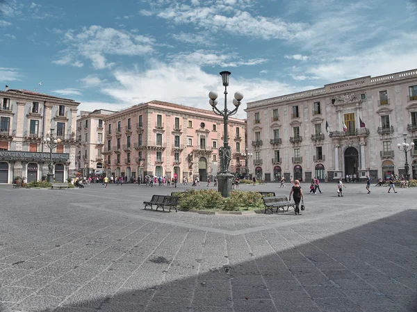 Catania Italy August 2018 Shot Catania Summer Day Catania Sicily — Stock Photo, Image