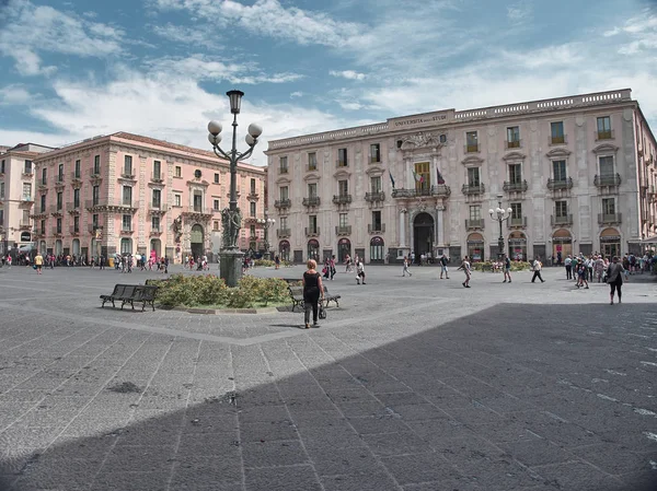 Catania Italia Agustus 2018 Shot Catania Summer Day Catania Sisilia — Stok Foto