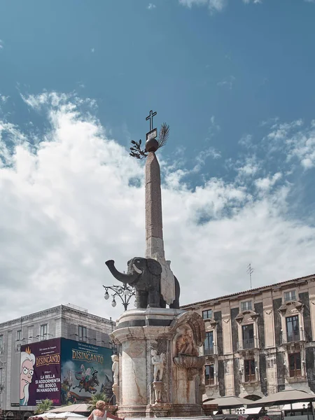 Catania Italië Augustus 2018 Opname Van Een Standbeeld Van Liotru — Stockfoto