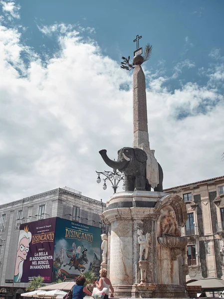 Catania Italië Augustus 2018 Opname Van Een Standbeeld Van Liotru — Stockfoto