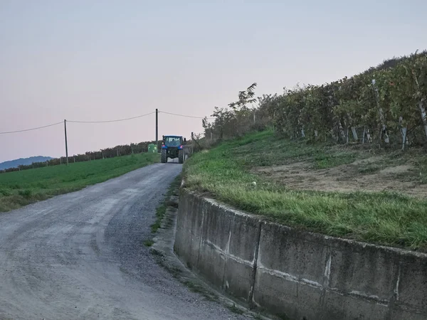 Veduta della campagna delle Langhe in Piemonte — Foto Stock