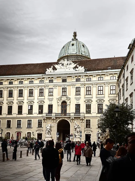 Θέα στο παλάτι Hofburg στο κέντρο της Βιέννης — Φωτογραφία Αρχείου