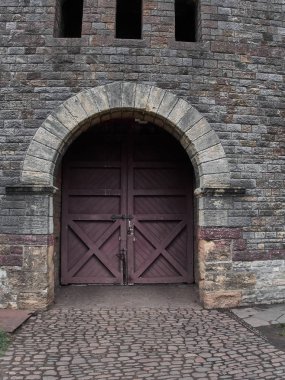 Cardiff, İngiltere - 16 Eylül 2018: Cardiff kalesinin görünümü