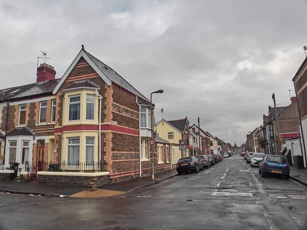 Cardiff Reino Unido Septiembre 2018 Vista Las Calles Cardiff — Foto de Stock