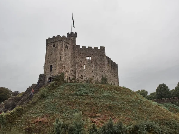 Cardiff Verenigd Koninkrijk Semptember 2018 Uitzicht Het Kasteel Van Cardiff — Stockfoto