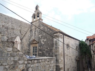 Hırvatistan 'ın Dubrovnik Eski Kasabası Manzarası