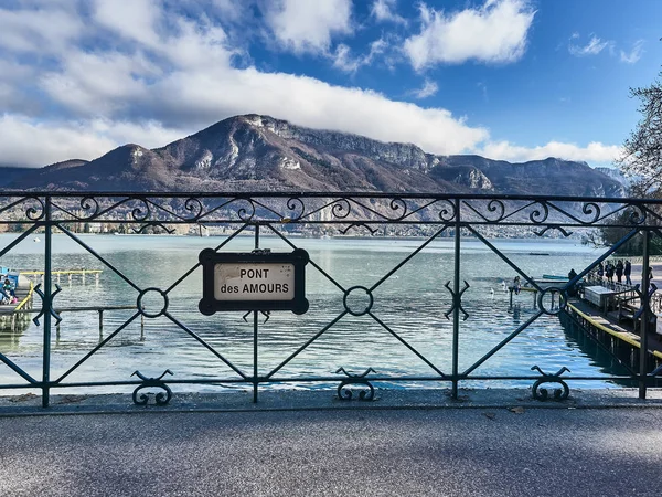 Shot of the Pont Des Amours — Stock Photo, Image