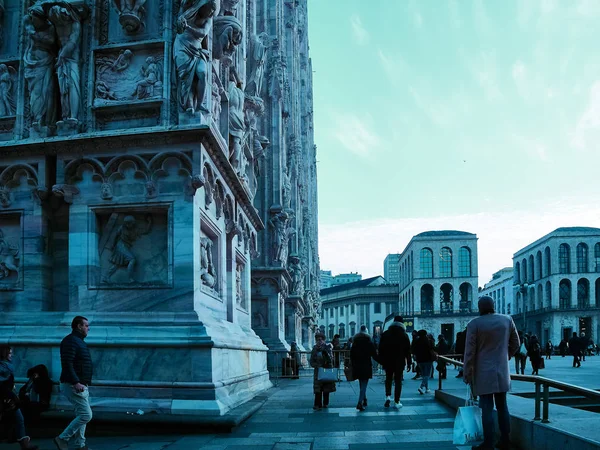 Visita Turistica Milano Italia — Foto Stock