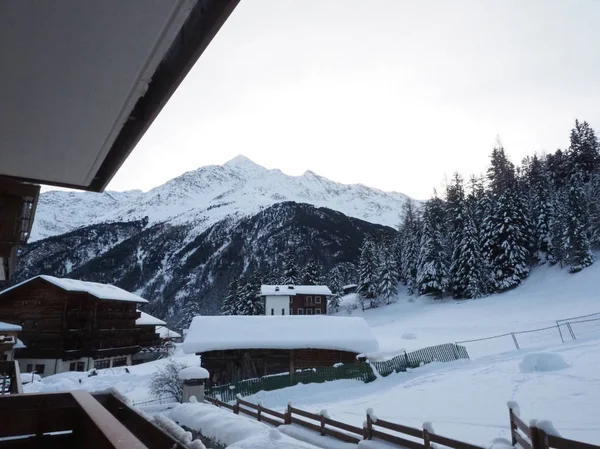 Blick Auf Die Berge Santa Caterina Valfurva Valtellina — Stockfoto