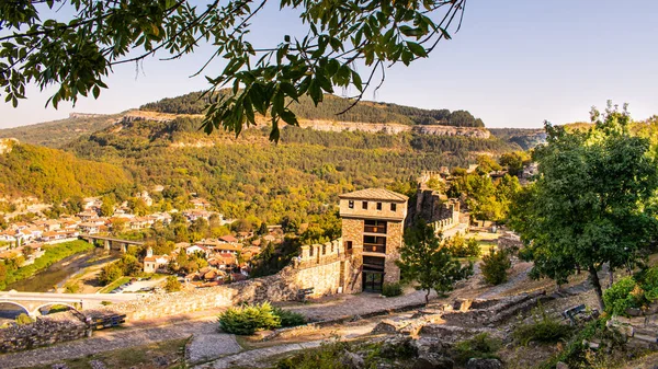 Panorama Města Veliko Tarnovo Bulharska Vidět Zdí Pevnosti Tsarevets — Stock fotografie