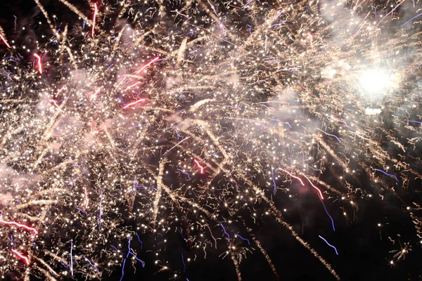 Fireworks. Moskova Şehir Günü 2019