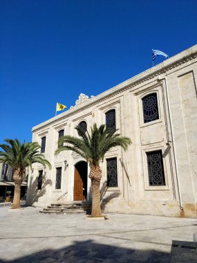 Kandiye'nin tarihi merkezinde ki eski bina, Girit, Yunanistan