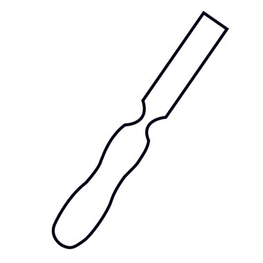 Tornavida basit simgesi beyaz arka plan üzerinde izole. Grafik ve tasarım için simge trendy ve modern sembol. Logo, web, uygulama, Ui için vektör çizimi.