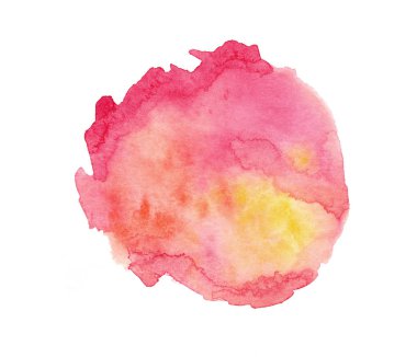 Kırmızı suluboya soyut arkaplan.