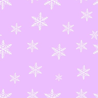 Basit, pürüzsüz bir kar tanesi. Pembe arkaplanda beyaz kar