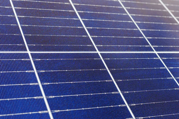 Die Textur der Solarmodule. Solarenergie. Sonnenstromtechnologie. Archivbild Sonnenkollektoren. Hintergrund der Nahaufnahme — Stockfoto