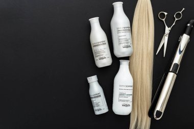 L 'oreal Profesnel Paris Serie Uzmanı Gümüş Saçlar. Loreal Şampuan Kremi. Profesyonel Kuaför Makası, Saç Ütüsü Babyliss.