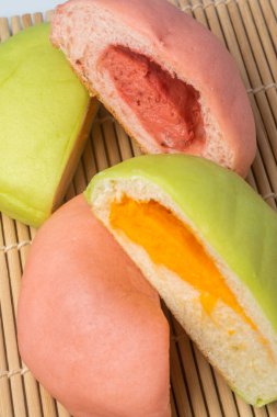 Japon Snack - Rattan mat renkli kavun Pan