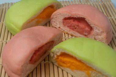 Japon Snack - Rattan mat renkli kavun Pan