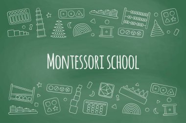 Montessori oyunları için el yapımı çocuk oyuncakları. Anaokulu çocukları için eğitim mantığı oyuncakları.