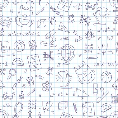 Karalama tarzında kusursuz bir okul örneği. Kafesteki defter.