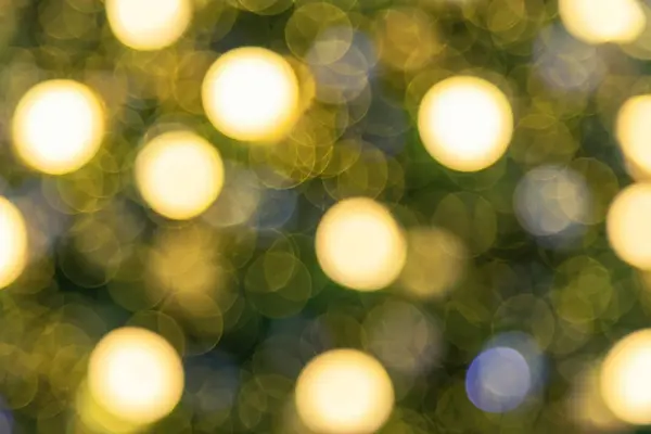 Abstract Colorful Bokeh Defocused Bulbs Lights Background — Stock Photo, Image
