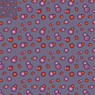 3D dairelerin soyut arkaplanı. Kusursuz tekrarlama şablonu - vektör. Sol üst köşedeki kareyi kumaş paneline doğru sürükle..