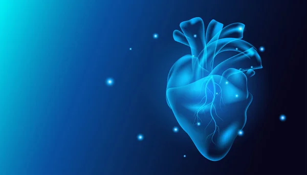 Soins Cardiaques Concept Technologie Médicale Illustration Vectorielle — Image vectorielle