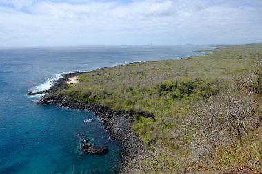 Ecuador Galapagos Islands - San Cristobal Island Coastline view from Viewpoint Mirador Cerro Tijeretas
