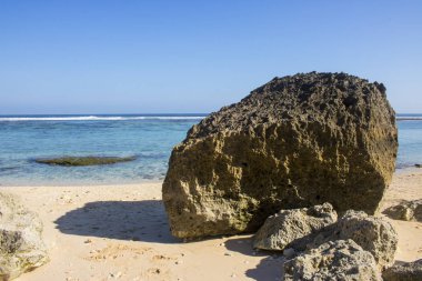 Beach view yaz tatil fotoğraf