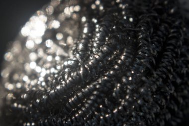 Close-up ovma pedi paslanmaz çelik gümüş fotoğraf