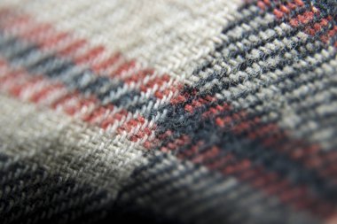 Ekose flanel kumaş doku veya arka plan renk