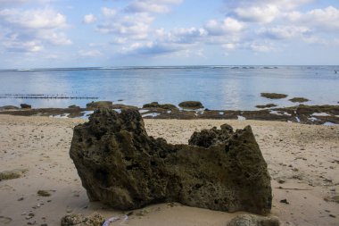 Beach view yaz tatil fotoğraf