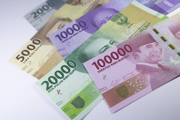 Betaling Kontanter Fra Rupiah Penger Indonesia – stockfoto