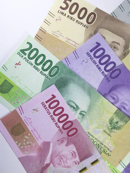 Nuovo Denaro Rupiah Indonesia Moneta Pagamento Contanti — Foto Stock