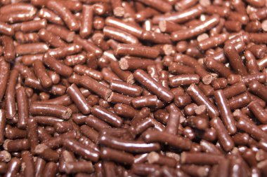Çikolata parçacıklı makro doku detay fotoğraf