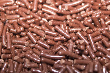Çikolata parçacıklı makro doku detay fotoğraf