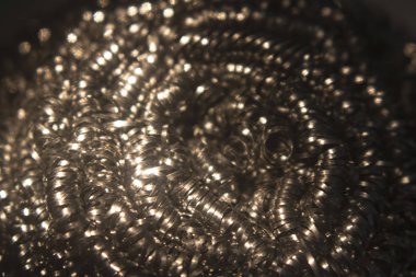 Close-up ovma pedi paslanmaz çelik gümüş fotoğraf